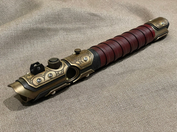 Custom dark Jedi etched Ocularis Hilt Kit