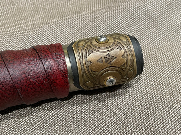 Custom dark Jedi etched Ocularis Hilt Kit